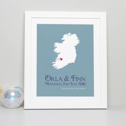 Personalised Wedding Gift Print