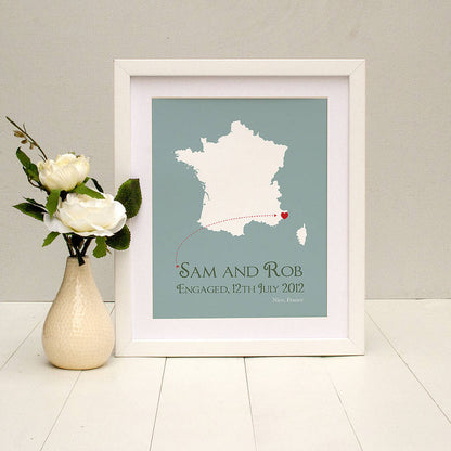 Personalised Wedding Gift Print